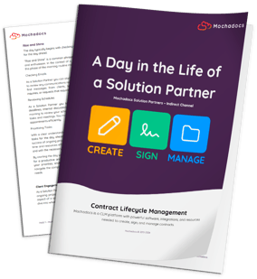 eBook - A day in the life of a Solution Partner | Mochadocs