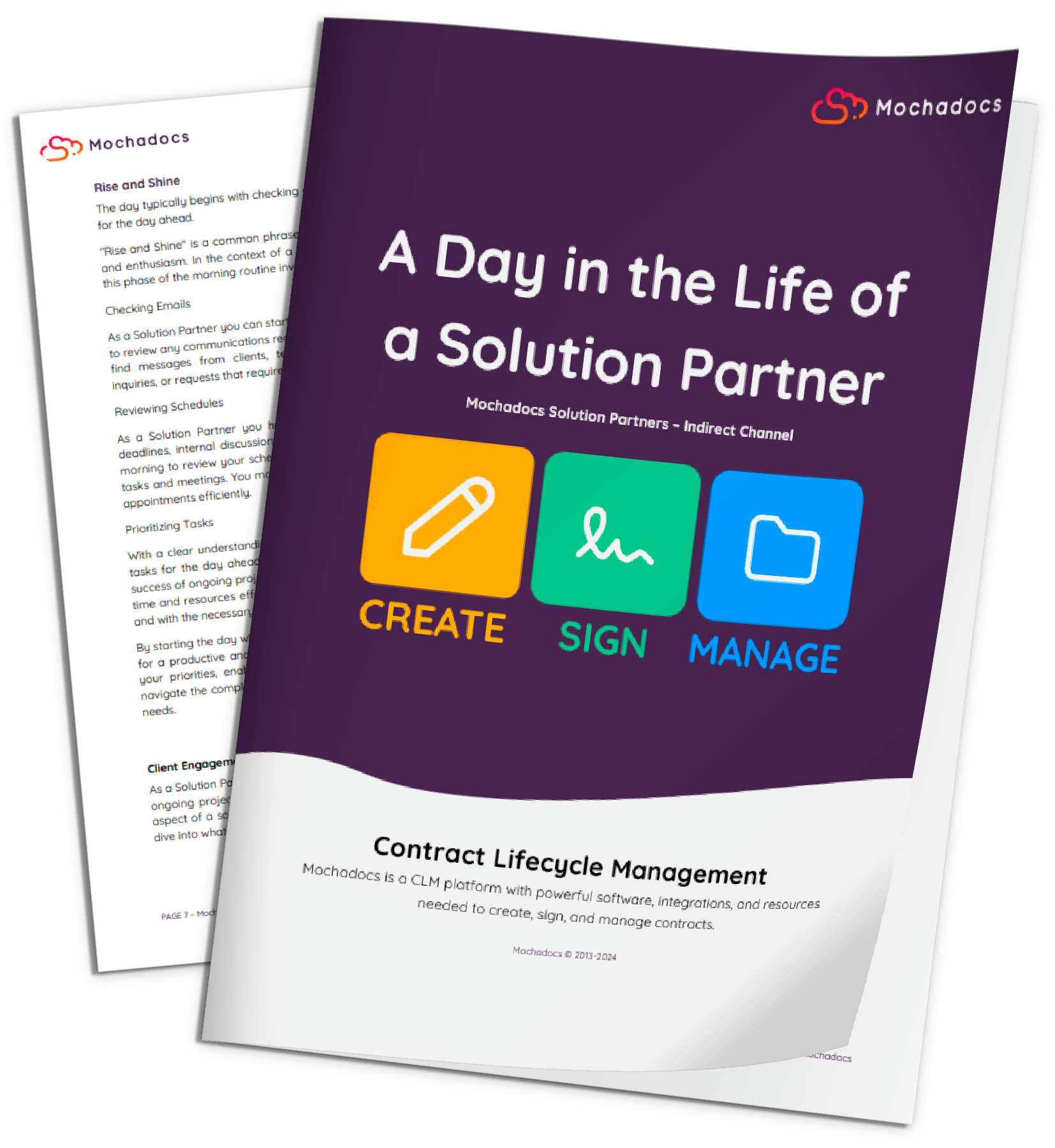 eBook - A day in the life of a Solution Partner | Mochadocs